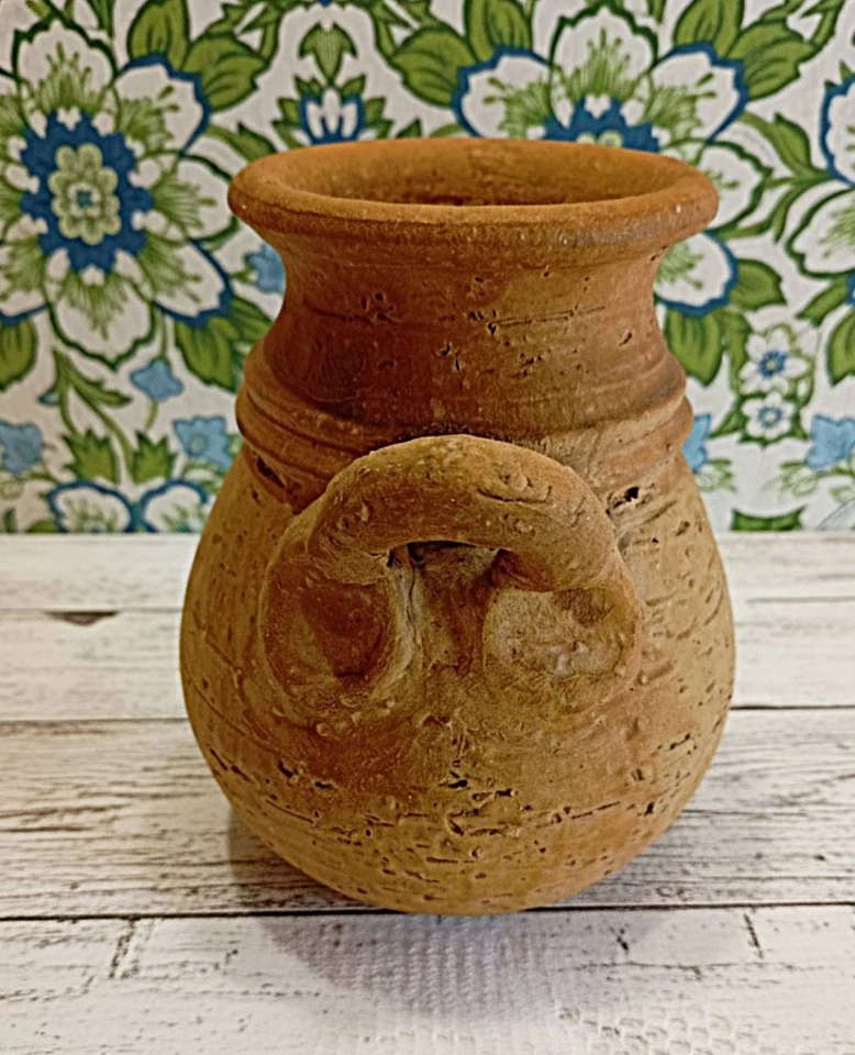 France - Petit Pot Ancien en Grès Fait main - Artisanat français traditionnel - Photo 4/4