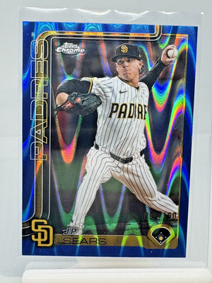 #ad #ad JP Sears Blue Lava Refractor 150 2025 Topps Chrome Update #USC85 $3.99