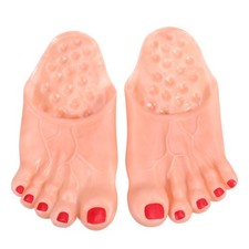 Multi Color Durable Giant Feet Halloween Slipper Props for Spooky Party Use