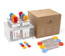 Stainless Steel Popsicle Molds, 6 Mini Popsicle Makers, 6 Reusable Stainless ...