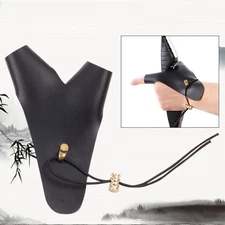 Bowstring Saver Finger Guard Medieval Arm Protector Hunting Gloves