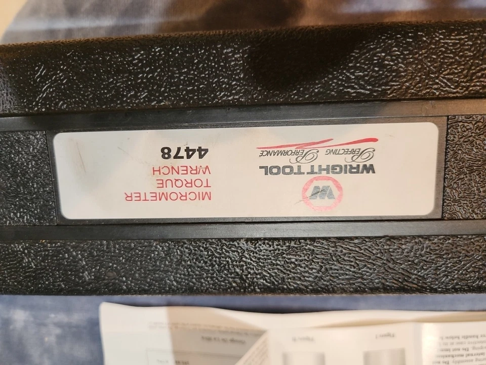 WRIGHT TOOL 4478 MICRO-ADJUSTABLE 1/2" TORQUE WRENCH 50-250 FT-LBS - Image 2 of 2