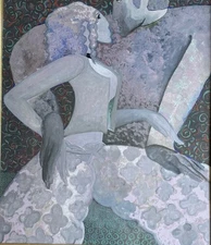 Gerard Sebastian Original Painting Art Modern Spanish Figurative Expressionism