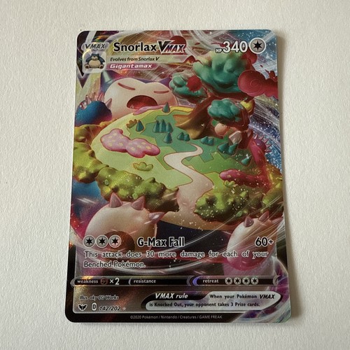 Snorlax VMAX 142/202 Swsh01: Sword & Shield Holo