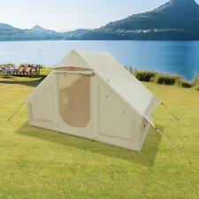 Inflatable Camping Tent Set for Outdoor Camping/Picnic w/Hand Pump & Storage Bag