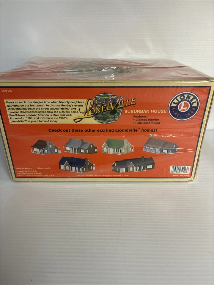 LIONEL O-Gauge 6-34113 Large Suburban House II NEW In Box Lionelville Model Home - Image 4 of 4