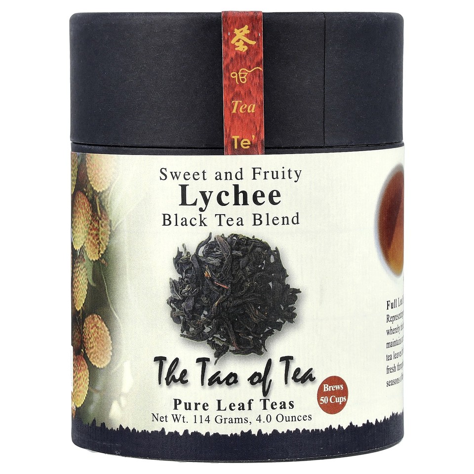 Black Tea Blend, Lychee, 4 oz (114 g)