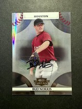 2008 Donruss Threads Gold Signatures /499 Bud Norris #64 Rookie Auto RC Astros