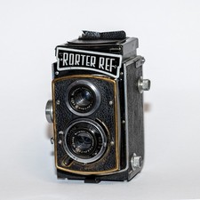 RARE WWII era TLR camera from Japan - RORTER REF - 120 Film Camera - Rorterflex