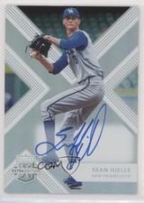 2018 Panini Elite Extra Edition Auto Sean Hjelle #44 Auto 03a2