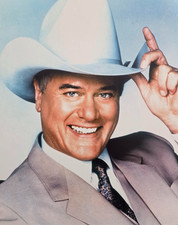 8x10 COLOR PHOTO DALLAS LARRY HAGMAN TV ICON