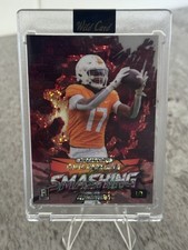 Wild Card Alumination Smashing Rookie Carolina Panthers Chris Brazzell 1/1. rookie card picture