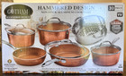 Gotham Steel Hammered Design Pan Set - 10 Piece