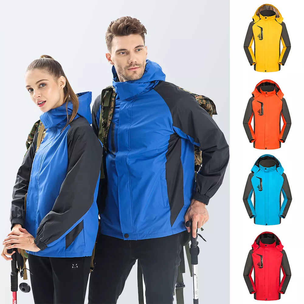 Mens Womens Shower Proof Rain Jacket Walking Hiking wear Jacket Spring Jacket
