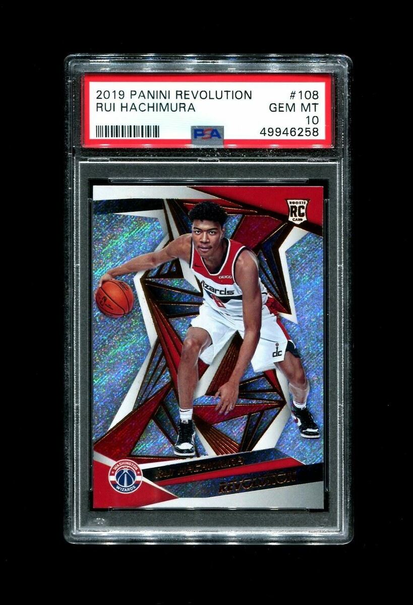 2019 Panini Hachimura Rui 直書きサイン PSA 10 2019 Panini Revolution Rookie Autograph Rui Hachimura PSA 10