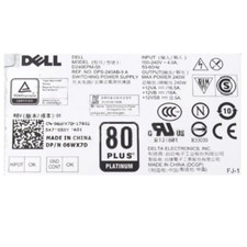 Dell Optiplex 3040 5040 7040 MT Inspiron 3650 240W Power Supply D240EPM-00 6WX7D