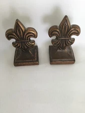 2 VTG Boy Scouts of America Fleur De Lis Copper Metal Paper Weight