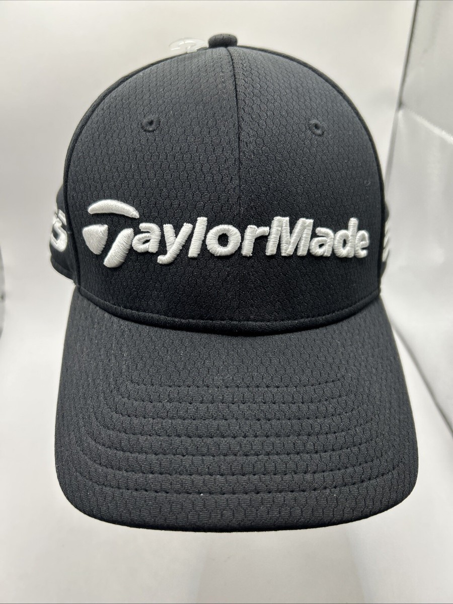 TAYLOR MADE SIM TP5 Baseball Golf Hat Cap Black Flex Fit L/XL