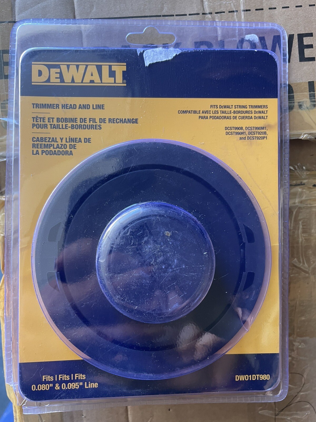 DeWalt DWO1DT980 Flexible and Impact Resistant Aerodynamic Trimmer Head and Line eBay