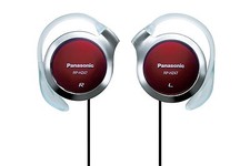 Panasonic Clip Earphone Headphone Red RP-HZ47-R New Japan