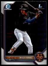 2022 Bowman Chrome Willy Fanas A11 New York Mets #BCP-196