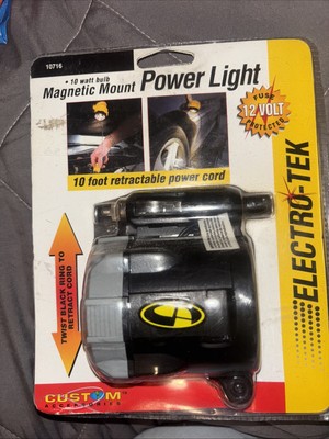 Electro-tek Magnetic Mount Power Light NIB