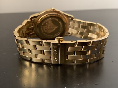 美品】GUCCI グッチ 5400M ゴールド腕時計 クォーツ デイト