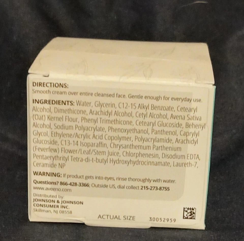 Aveeno Calm + Restore Redness Relief Moisturizing Cream 1.7oz Sensitive Skin  - Image 3 of 4