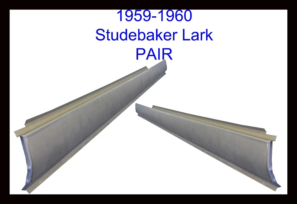 1959 1960 STUDEBAKER LARK OUTER ROCKER PANELS 2DOOR NEW PAIR! - Image 2 of 2