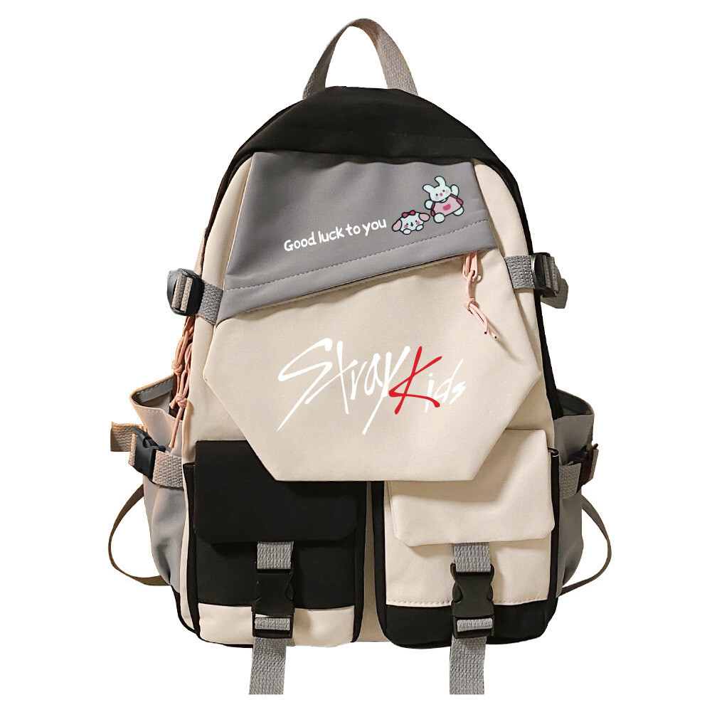 Stray Kids Backpack School Bag Laptop Travel Rucksack Outdoor