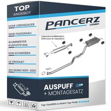 Auspuffanlage für Hyundai Santa Fe I (SM) 2.0 Crdi