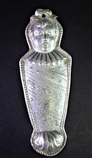 - schöne alte Votivgabe - Fatschenkind - Silberblech ( Nr.4 )