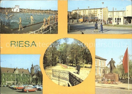 72383359 Riesa Sachsen Weida Stadtpark Lenindenkmal Jahnishausen eBay