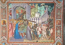 Postcard Italy The Road to Calvary by Pietro Lorenzetti