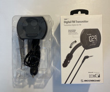 SCOSCHE Digital FM Stereo Auto Transmitter Black. New Sealed Box.