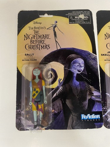 Tim Burton's Nightmare Before Christmas Jack Skellington & Sally Action Figures - Picture 19 of 24