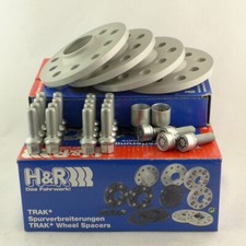 H&R Spurverbreiterung 24/30mm silber für Seat Arona Ibiza Toledo Rapid Polo