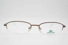 Vintage Glasses LACOSTE LD 80181 Bronze Half-Rim Eyeglass Frame