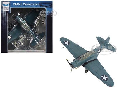 DOUGLAS TBD-1 DEVASTATOR AIRCRAFT ''USS ENTERPRISE'' 1/72 BY HOBBY MASTER SM8012
