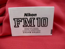 Nikon FM10 instruction manual      Item  9