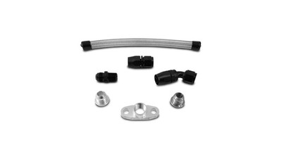 Vibrant Univ Top Mount Oil Drain Kit incl 20in PTFE lined S.S. hose Fitting