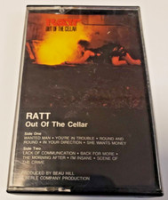 Ratt Out Of The Cellar Cassette Hard Rock 1984 Atlantic 80143-4