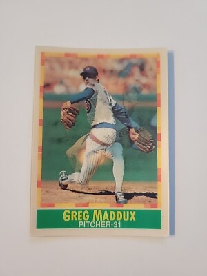 1990 Sportflics Greg Maddux #211 HOF Chicago Cubs F3