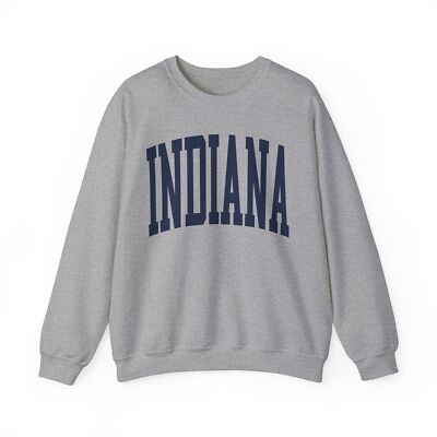 Indiana Trip Moving Away Vacation Travel Sweatshirt Gifts Crew Neck Shirt Long