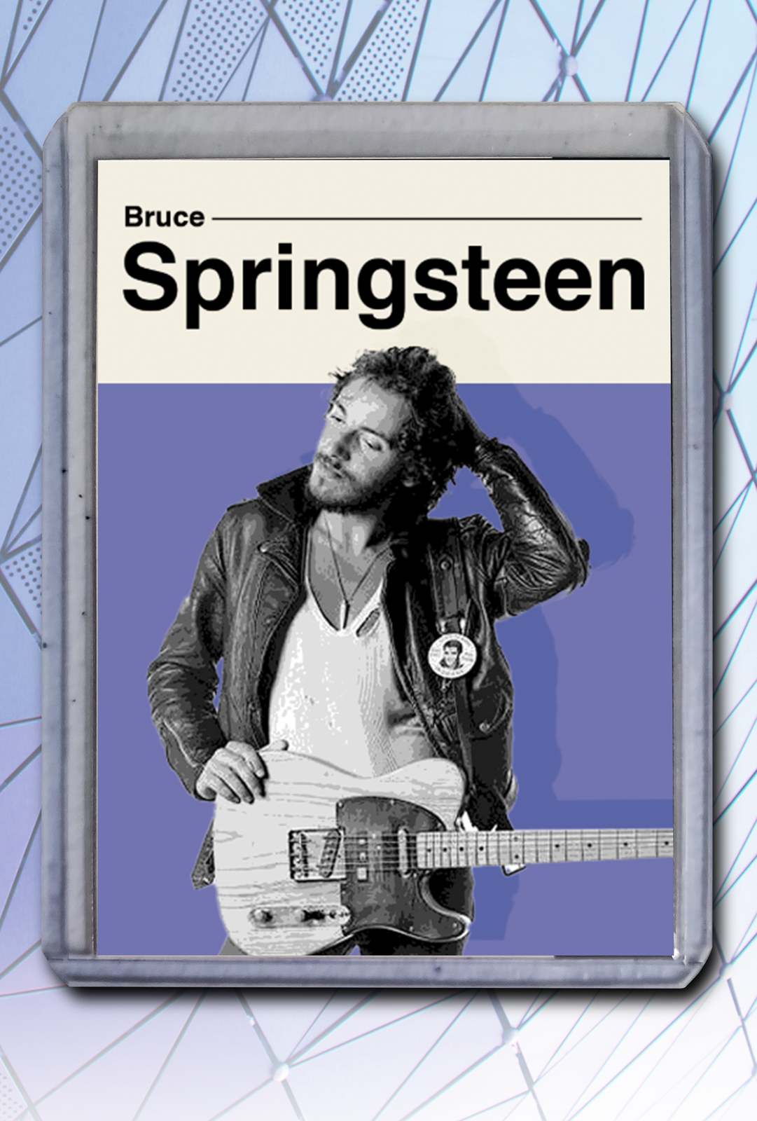 Bruce Springsteen Artist Signed Music Art Card 2/10 | eBay