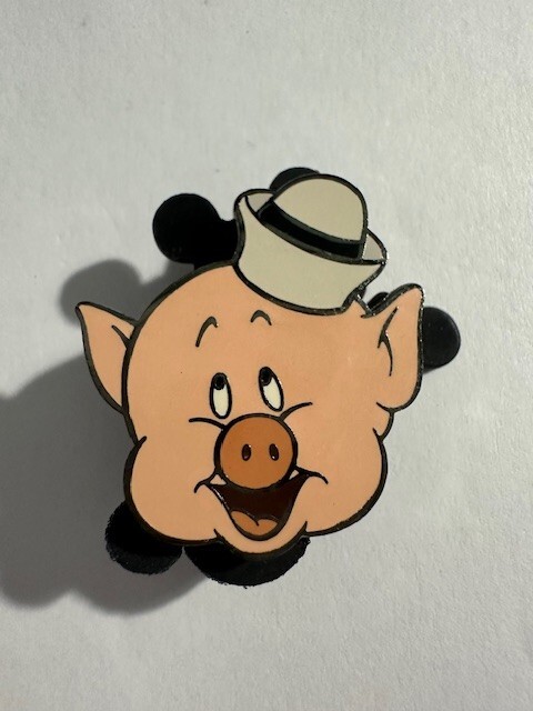 Disney Pin Catalog Fifer Pig Head Three Little Pigs LE 5000 #24315 (A0)