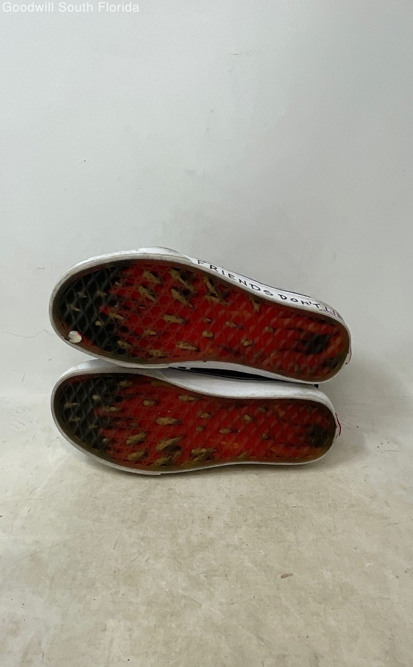 Vans Unisex Stranger Things x Sk8 Black Red High Top Sneaker Shoes Sz M