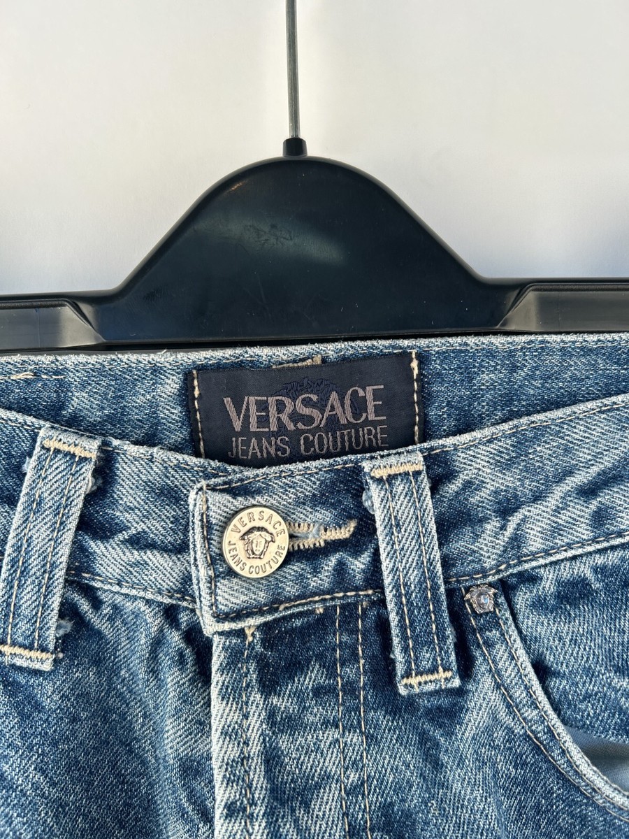 Vintage Versace Jeans Couture Itierre Blue Denim Medium Wash Vintage Versace Jeans Couture Itierre Blue Denim Medium Wash