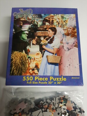 The Wizard of OZ... Pressman 550 Piece Puzzle 20'' X 20'' Full Size **NEW**  #4313