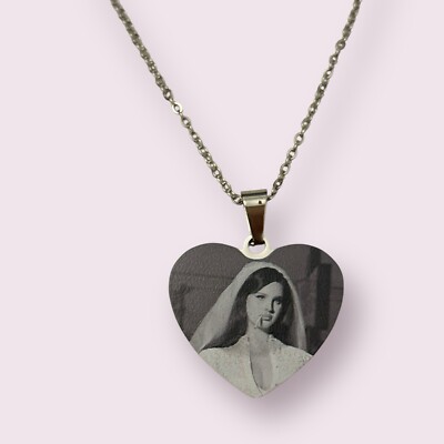Lana Del Rey Necklace Lust For Life LDR Engraved Necklace